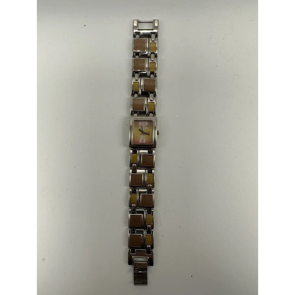 Q&Q GC27-225‎ Ladies Tank Enamel Watch New Battery 19MM 6.75